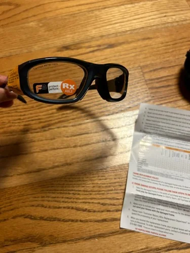 NWT Liberty Sport Navy Blue Prescription Glasses Goggles Frame Strap 51-17-125 2
