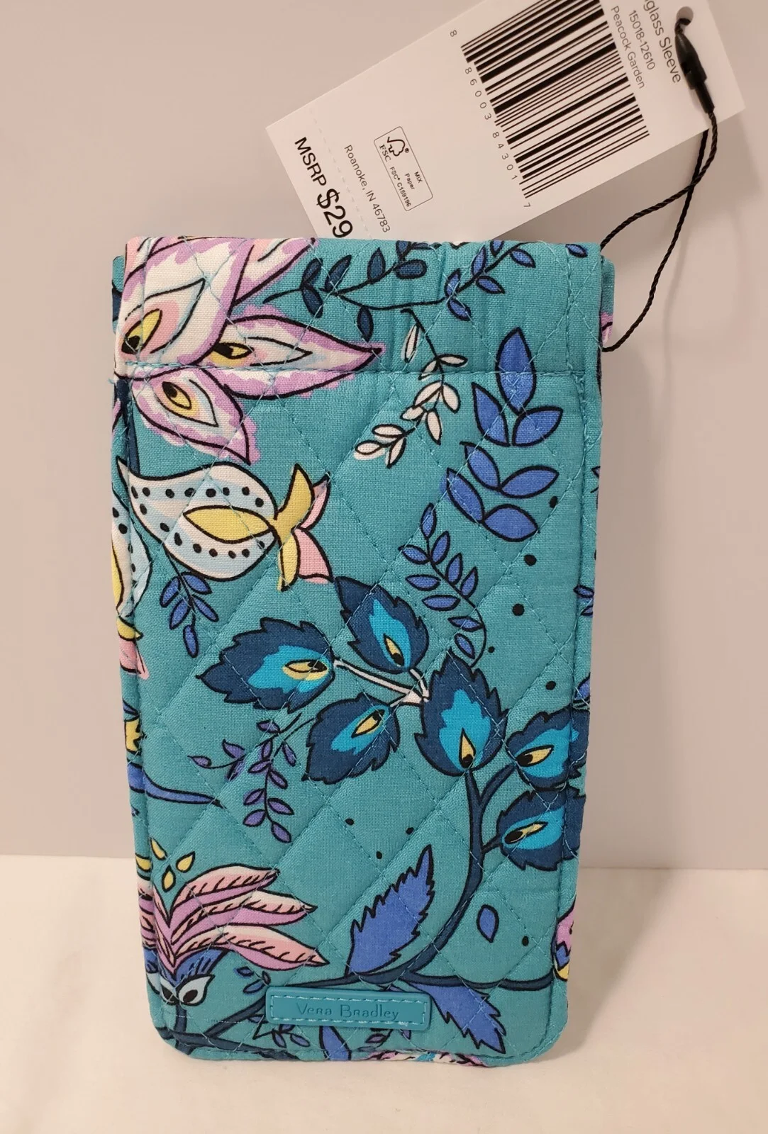 NWT Vera Bradley SUNGLASS SLEEVE readers case eye eyeglass case for tote purse 2