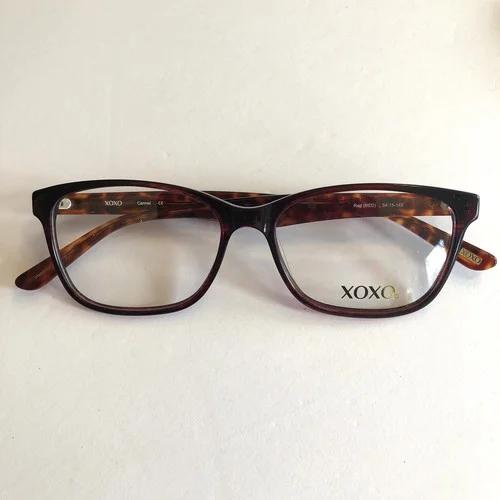 NWT XOXO Eyeglasses Frames Carmel Red 54-15-145