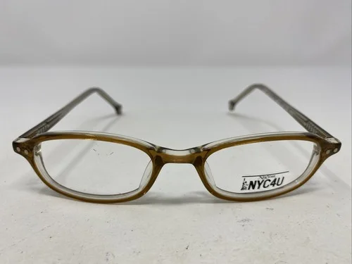 NYC4U AUSTIN STREET BROWN LAMINATE 45-19-140 Full Rim Eyeglasses Frame BJ71