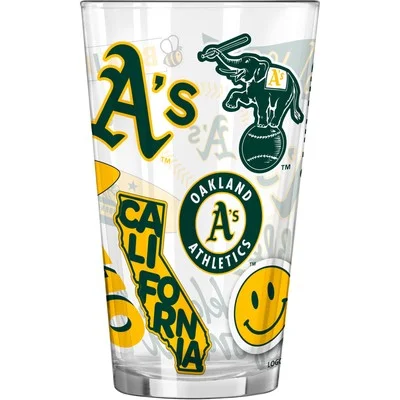 Oakland Athletics 16oz. Native Pint Glass 2