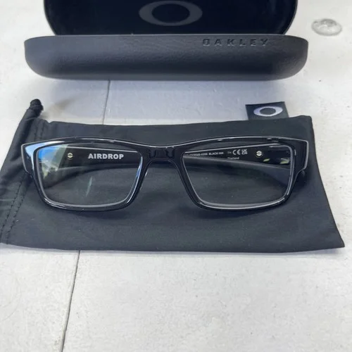 Oakley Airdrop Black Ink OX8046-0255 Prescription Eyeglasses 55-18 143 NWOT 2