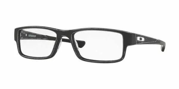 OAKLEY AIRDROP OX 8046-14 SATIN GREY BLACK EYEGLASSES NEW 804614 57MM AUTHENTIC