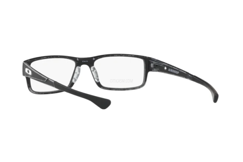 OAKLEY AIRDROP OX 8046-14 SATIN GREY BLACK EYEGLASSES NEW 804614 57MM AUTHENTIC 3