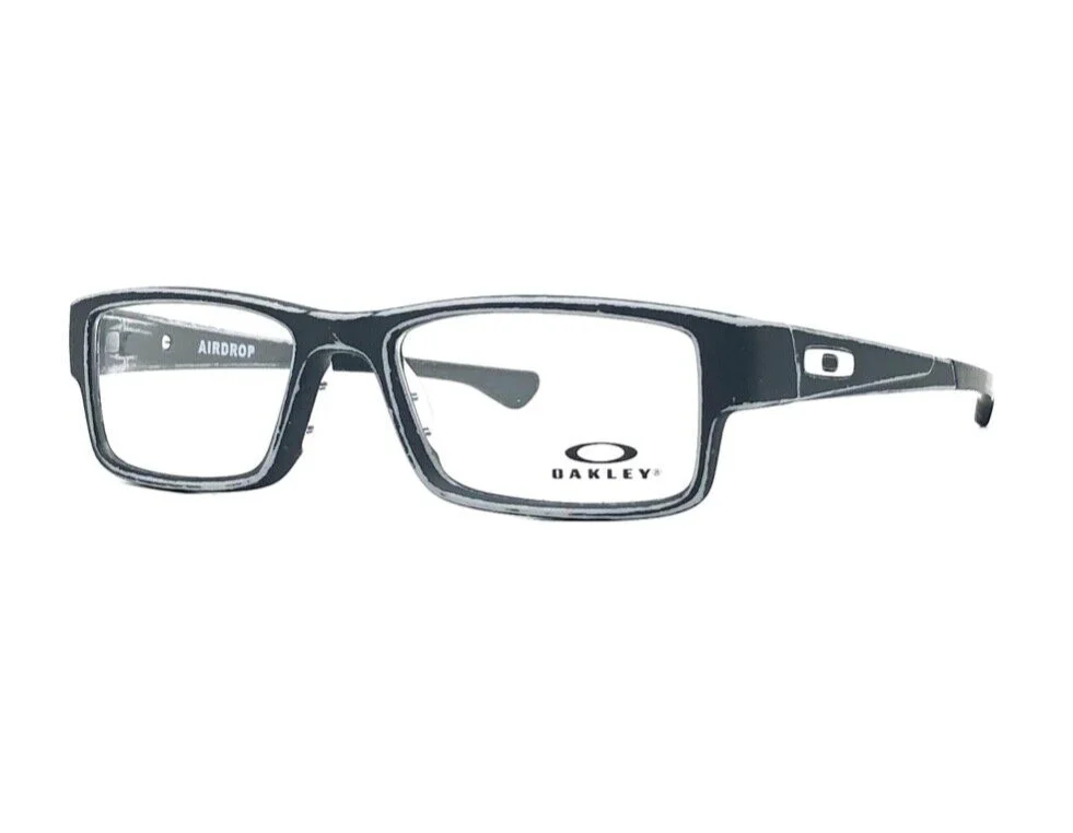 Oakley AiRDROP OX8046-1457 Satin Gray Black - Worn Look - 57-18-143 Eyeglasses 4
