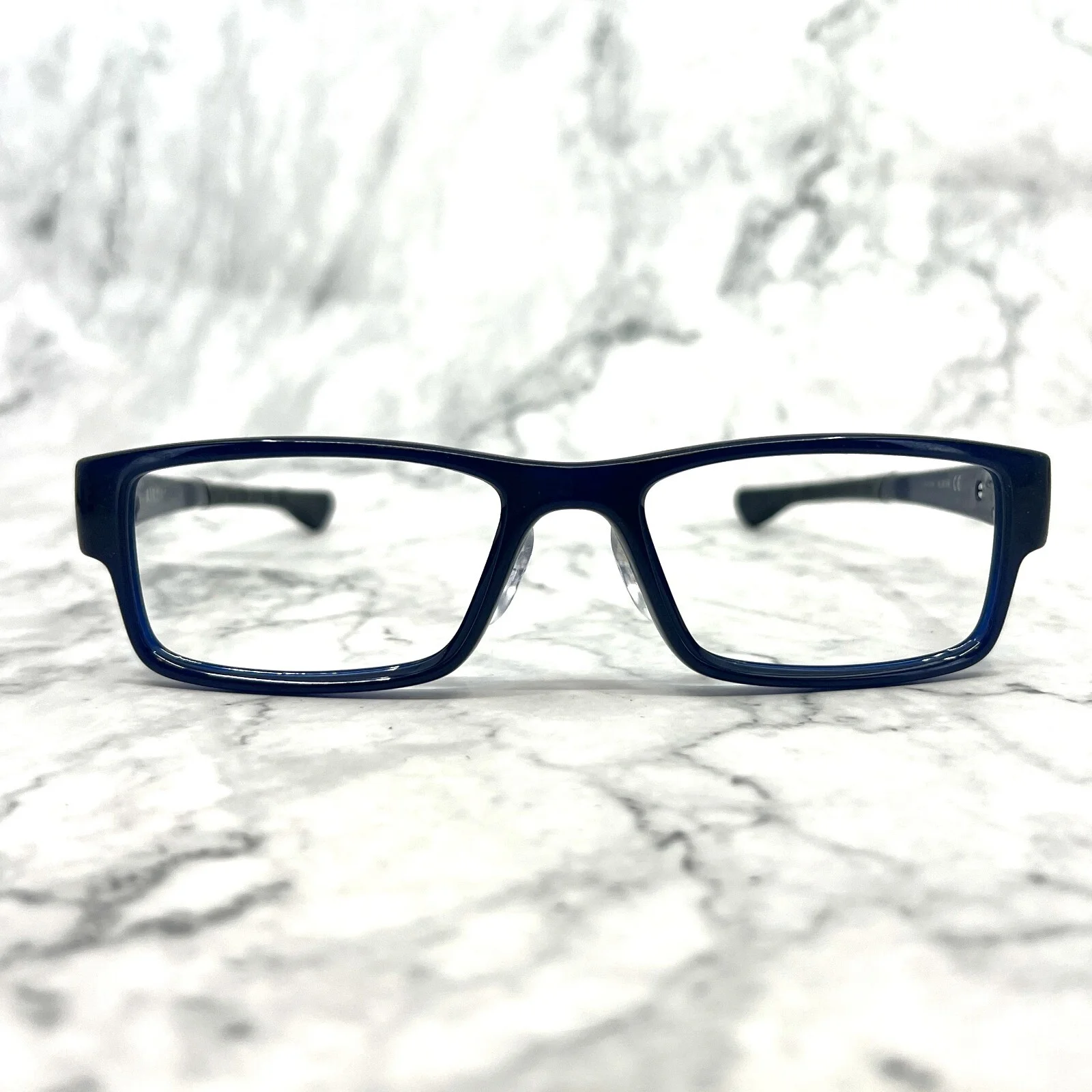 Oakley Airdrop OX8065-0355 Eyeglasses Blue Ice Rectangle Full Rim 55-18-143