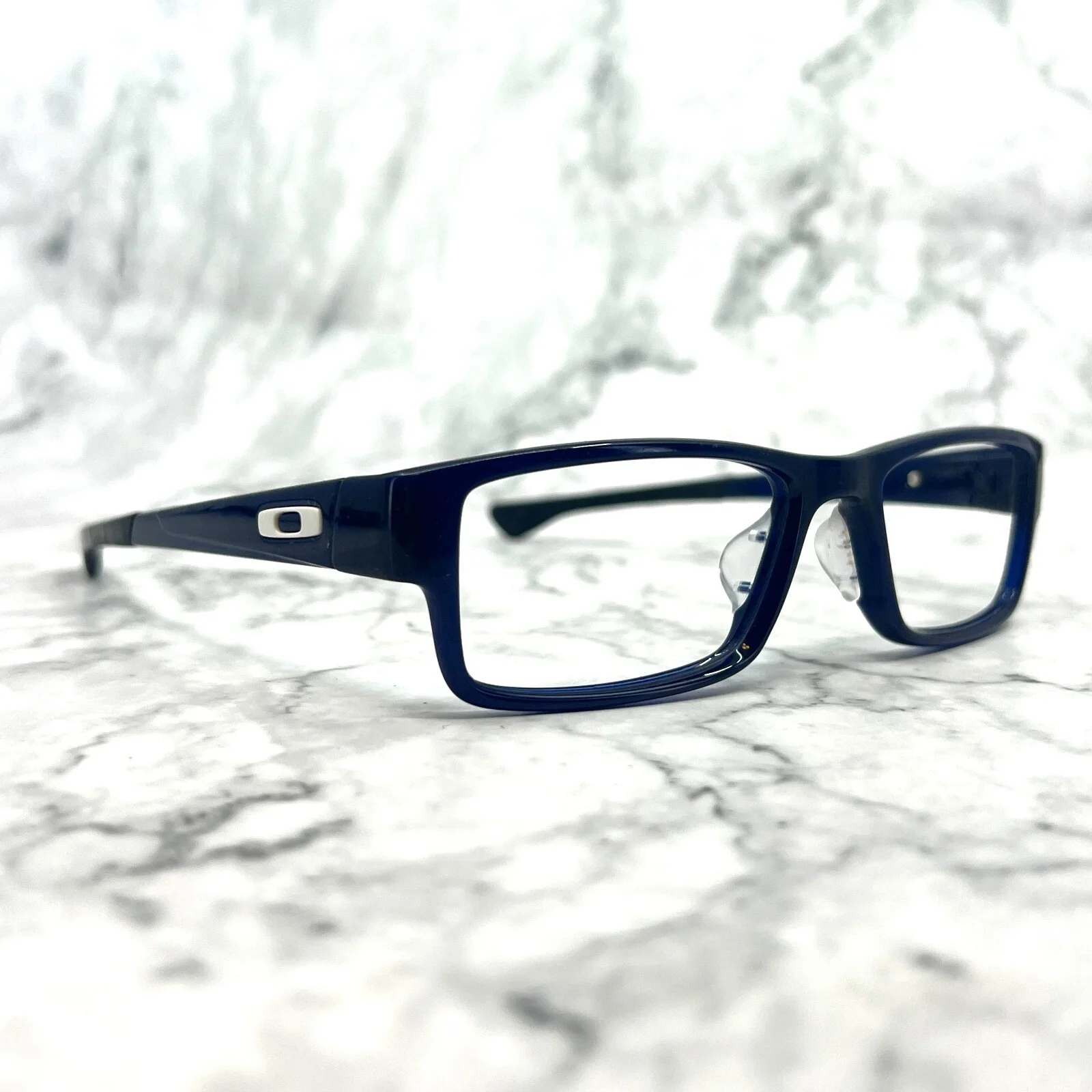 Oakley Airdrop OX8065-0355 Eyeglasses Blue Ice Rectangle Full Rim 55-18-143 2