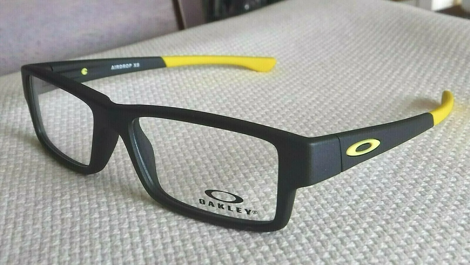 Oakley Airdrop XS Eyeglasses Steel / Yellow Frames Clear Lens OY8003-0648