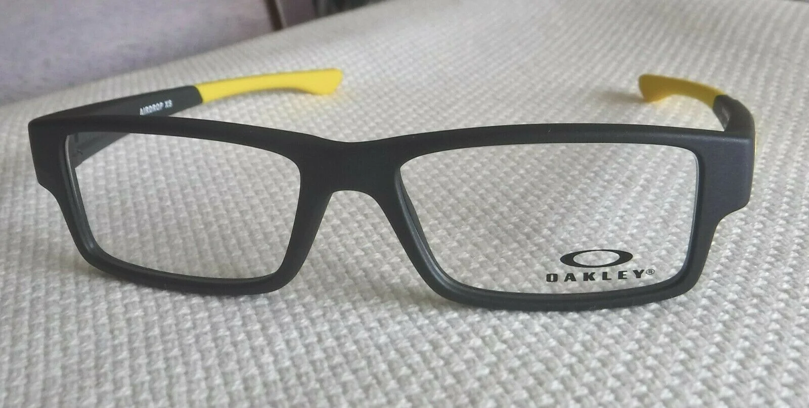 Oakley Airdrop XS Eyeglasses Steel / Yellow Frames Clear Lens OY8003-0648 3