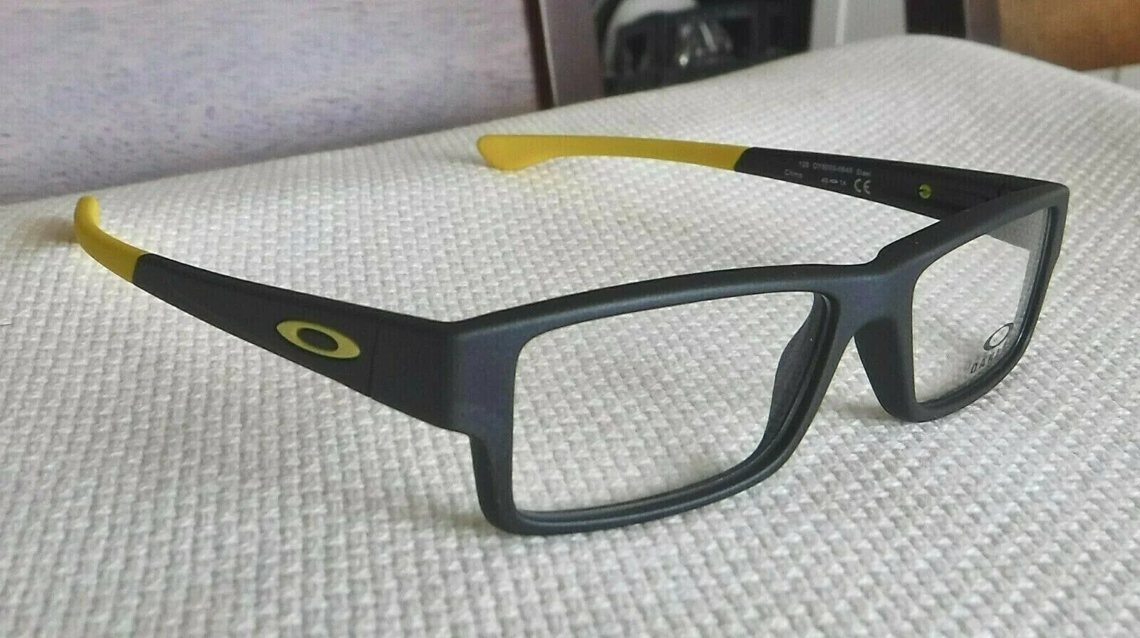 Oakley Airdrop XS Eyeglasses Steel / Yellow Frames Clear Lens OY8003-0648 4