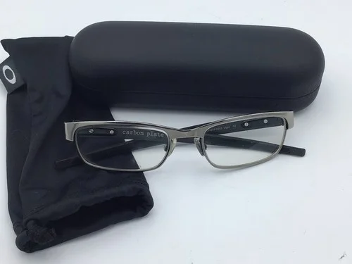 Oakley Carbon Plate Black Titanium OX5079-0253 Light 142 Black/Silver Case