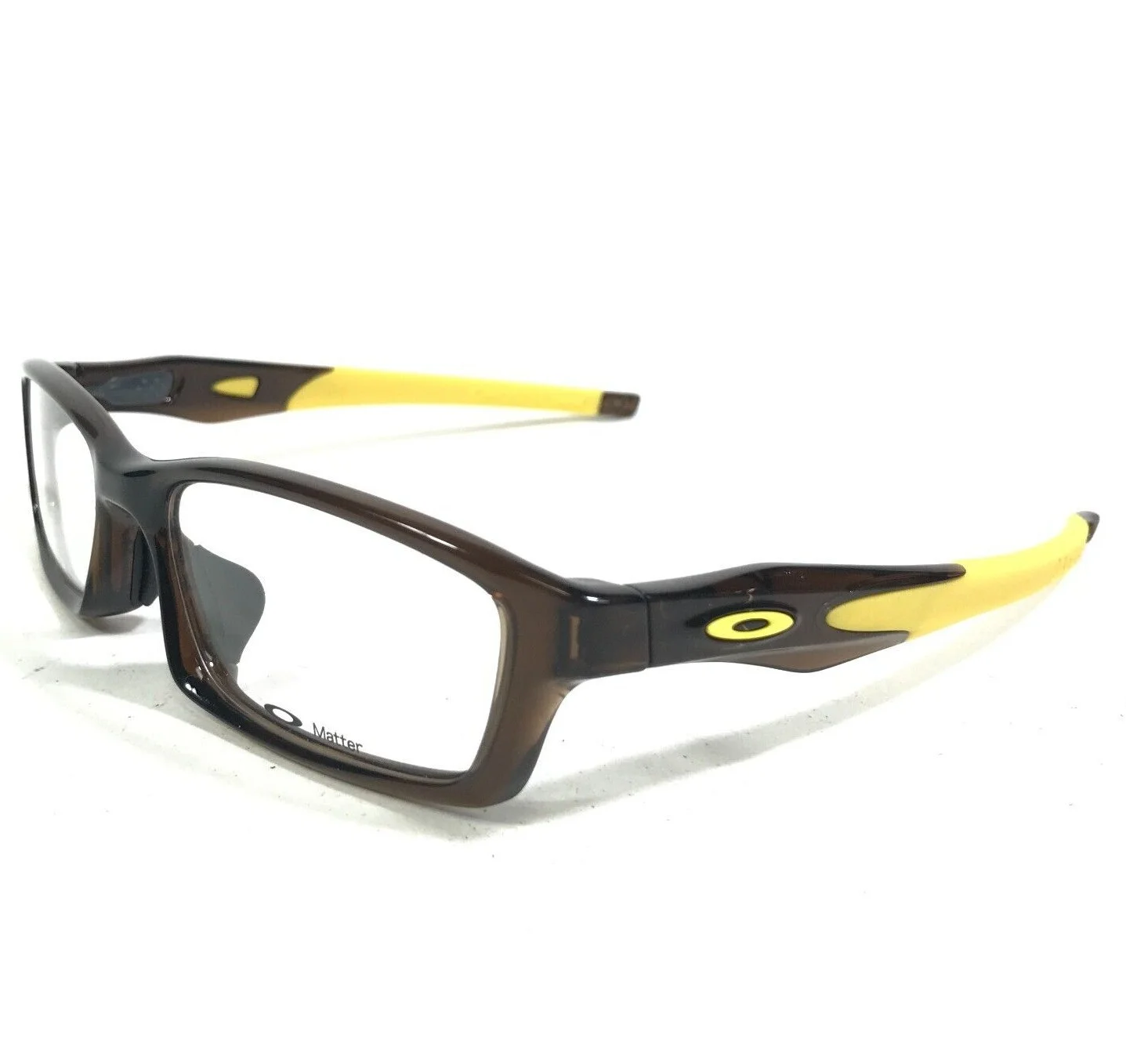 Oakley CROSSLINK OX8029-1256 BARK/LEMON PEEL Eyeglasses Frames Brown 56-17-140