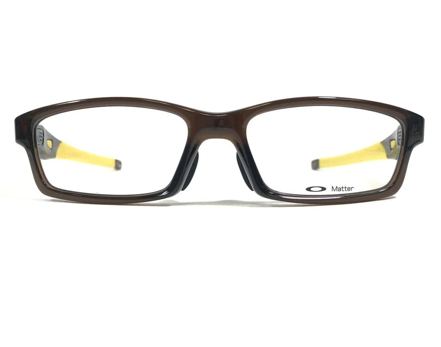 Oakley CROSSLINK OX8029-1256 BARK/LEMON PEEL Eyeglasses Frames Brown 56-17-140 2