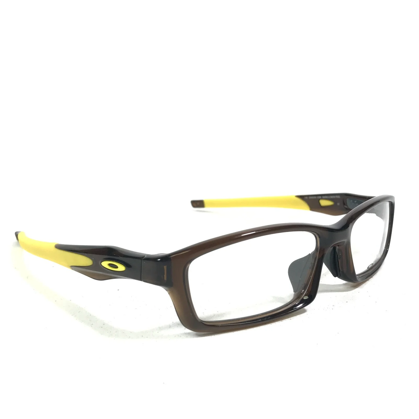 Oakley CROSSLINK OX8029-1256 BARK/LEMON PEEL Eyeglasses Frames Brown 56-17-140 3