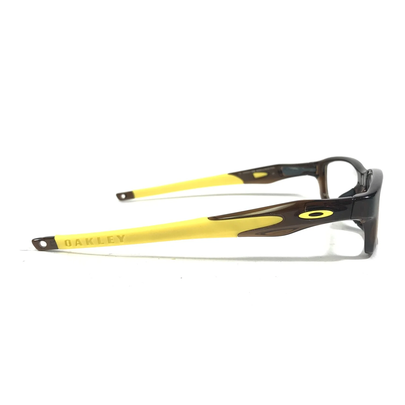 Oakley CROSSLINK OX8029-1256 BARK/LEMON PEEL Eyeglasses Frames Brown 56-17-140 4