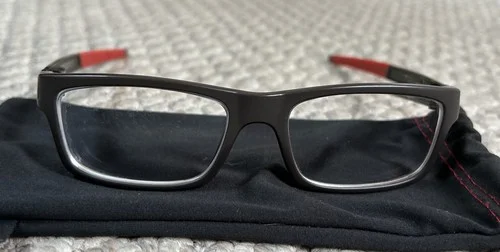 Oakley Currency Ducati OX8026-0954 54O17 133 Flint Eyeglasses Frames W Case