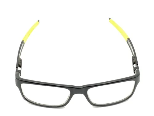 Oakley Currency OX8026-0854 Satin Black Yellow Eyeglasses Frames 54-17 133 3