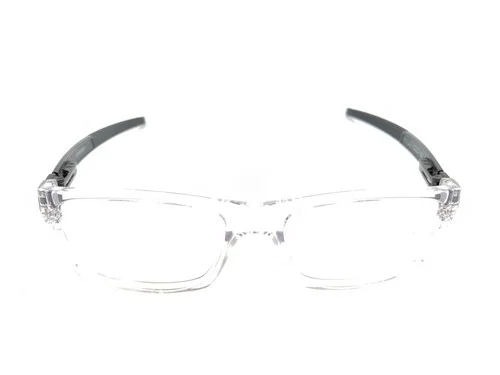 Oakley Currency OX8026-1454 Polished Clear Metal Eyeglasses Frames 54-17 133 2