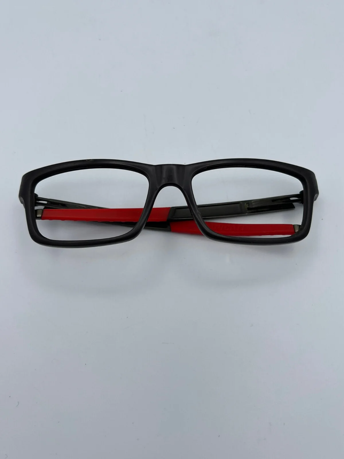 Oakley Ducati Currency Eyeglass Frame 54-17 Black & Red