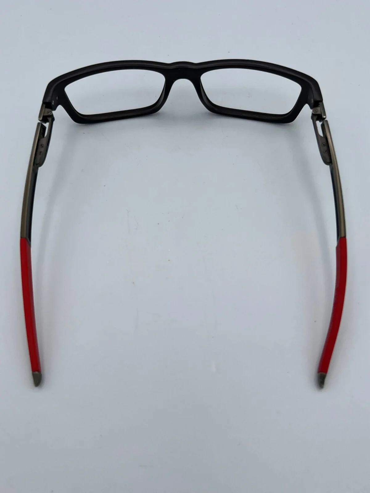 Oakley Ducati Currency Eyeglass Frame 54-17 Black & Red 3