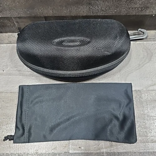 Oakley Eye Glasses Case With Cloth Carrying Bag Drawstring Black