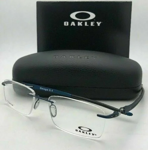 OAKLEY Eyeglasses GAUGE 3.1 OX5126-0352 52-18 Rimless Matte Midnight Blue Frames