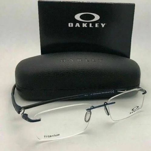 OAKLEY Eyeglasses GAUGE 3.1 OX5126-0352 52-18 Rimless Matte Midnight Blue Frames 3