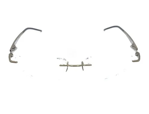 Oakley Gauge 3.1 OX5126-0254 Pewter Brown Rimless Eyeglasses Frames 54-18 137 2