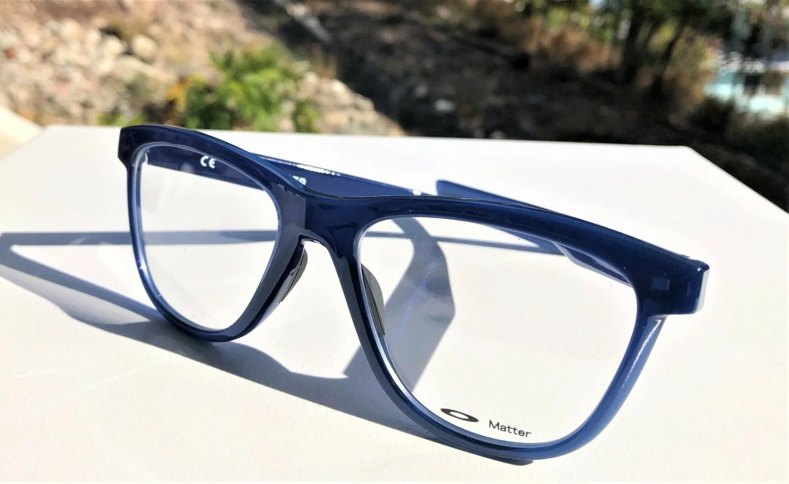 Oakley Grounded Eyeglasses OX8070-0553 Frosted Navy Frames Clear Lens 53-17-136 3