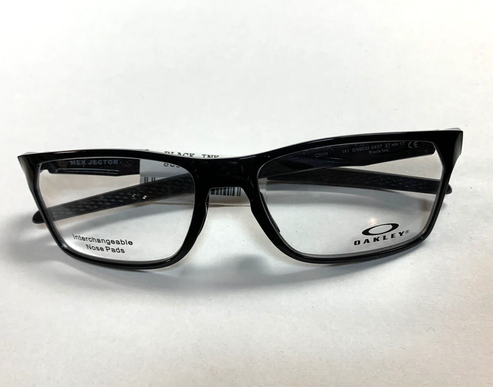 Oakley Hex Jector OX8032 0457 Black Ink Eyeglasses 57-17-141 Frame - NEW 1