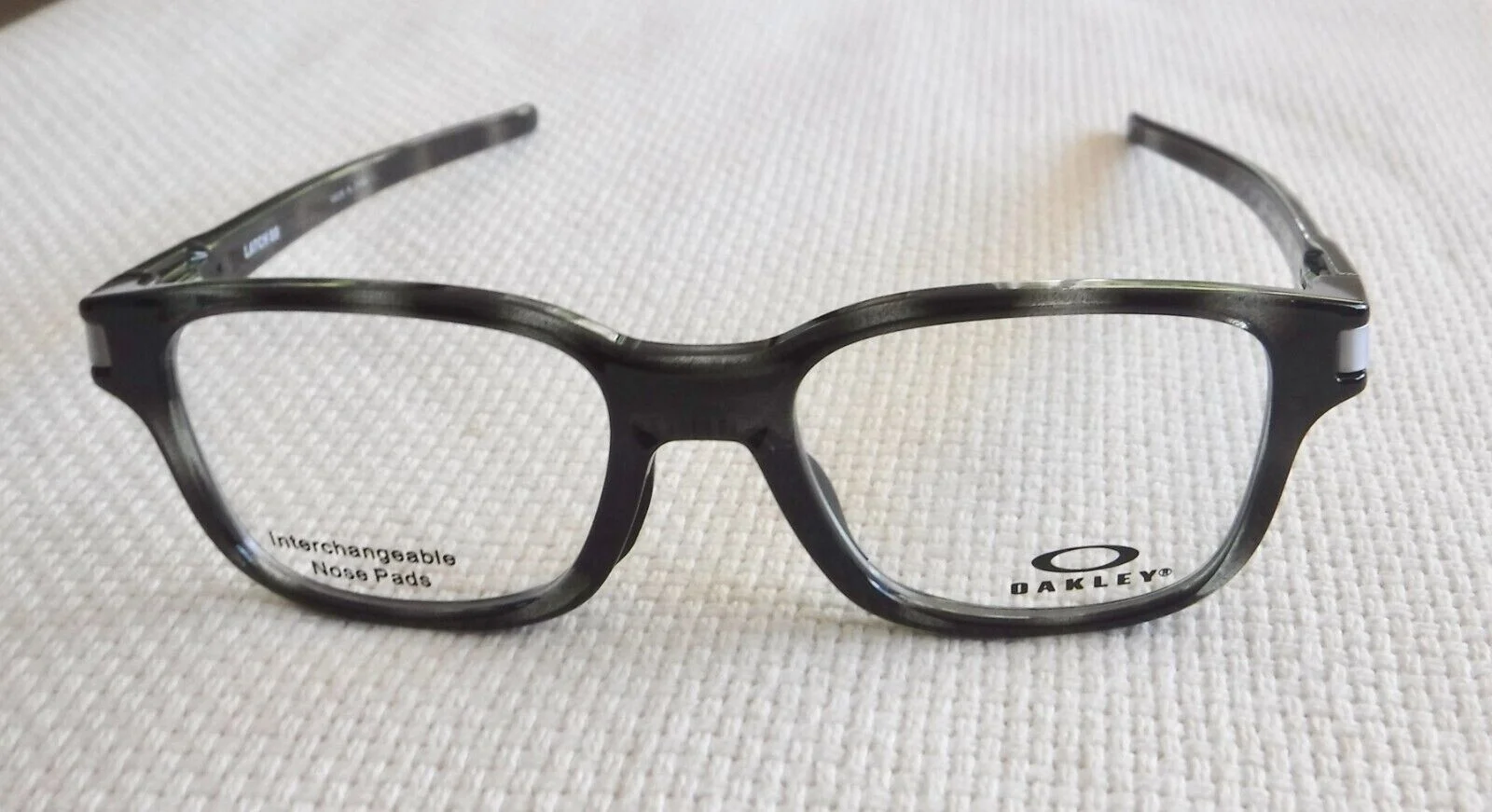 Oakley Latch SS Eyeglasses Grey Tortoise Frames with Clear lens OX8114-0350 3