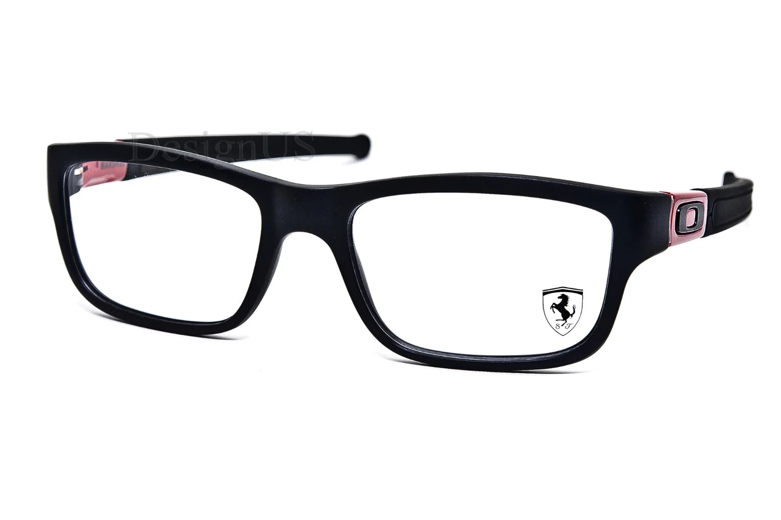 Oakley Marshal OX8034-0953 Matte Black/Ferrari Red 53/17/143 Eyeglasses - New 4