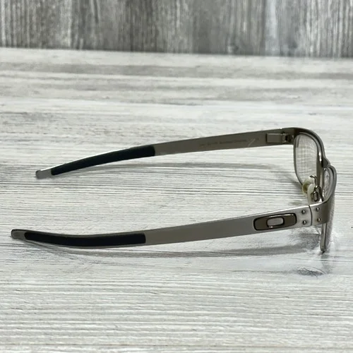 Oakley Metal Plate 22-199 Brushed Chrome Gray Eyeglasses Frames ONLY 53-18 140 4