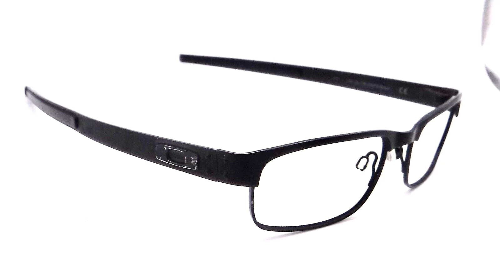Oakley Metal Plate Eyeglasses 22-198 Matte Black Frames with Black O icon (Nice) 2