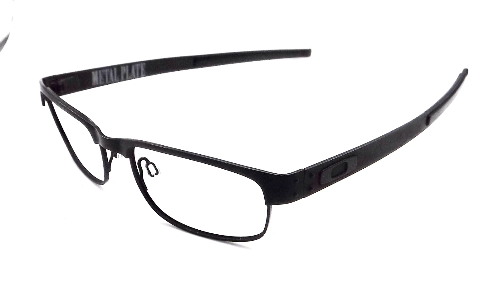 Oakley Metal Plate Eyeglasses 22-198 Matte Black Frames with Black O icon (Nice) 3
