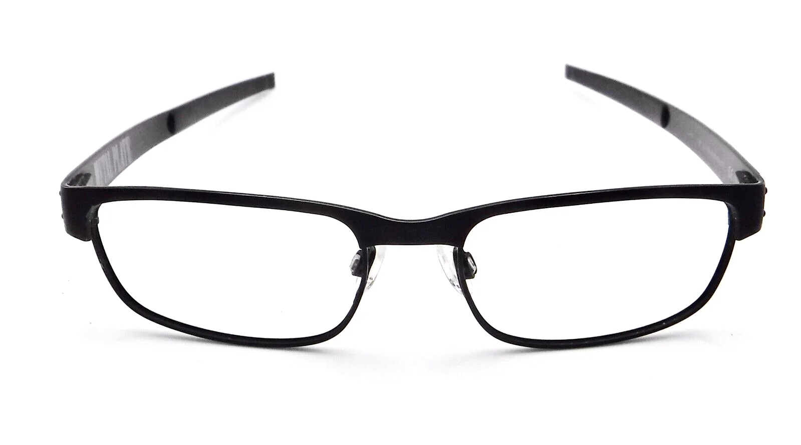 Oakley Metal Plate Eyeglasses 22-198 Matte Black Frames with Black O icon (Nice) 4