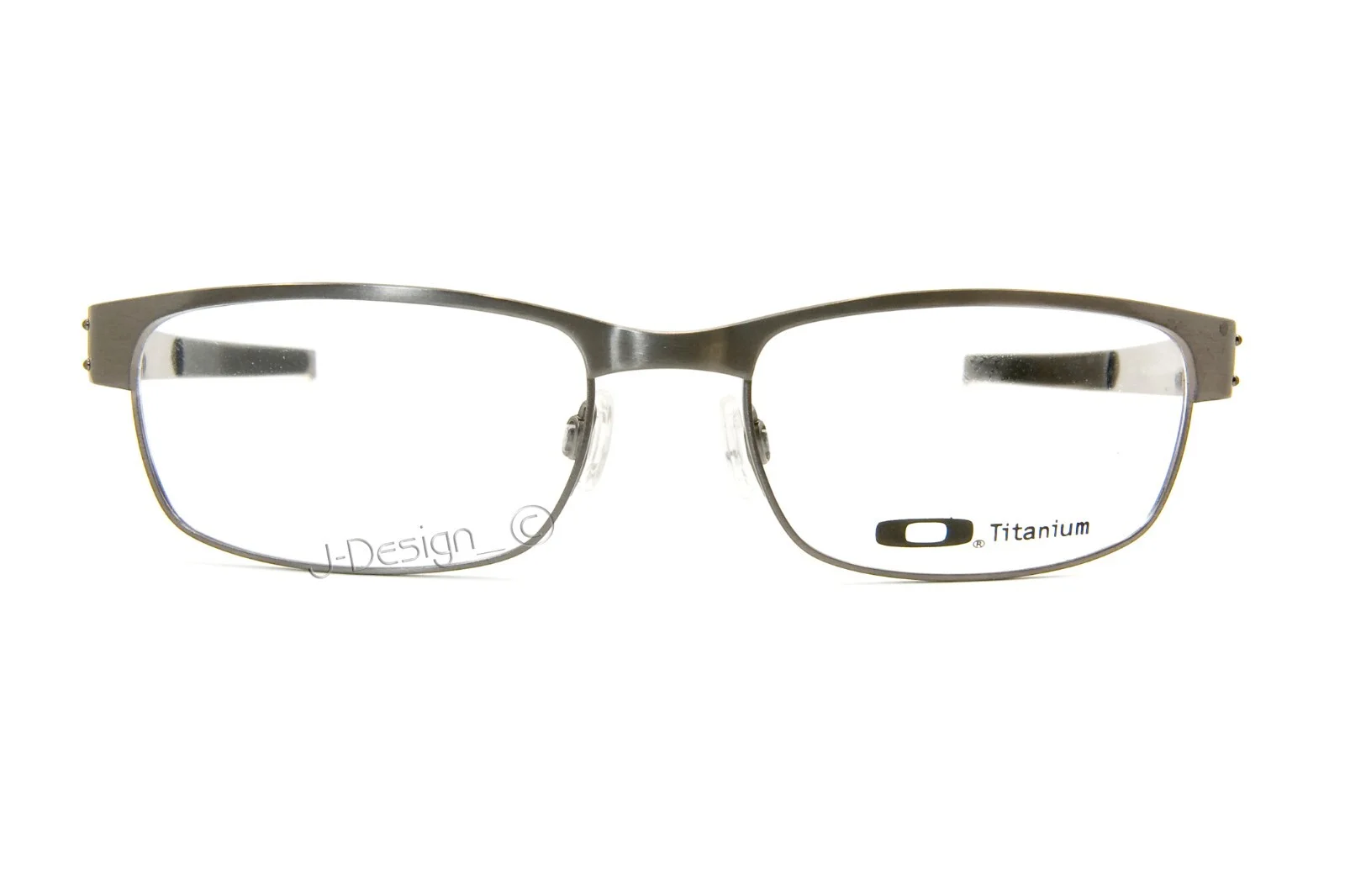 Oakley Metal Plate OX5038-0655 55mm Brushed Chrome Titanium Eyeglasses 2