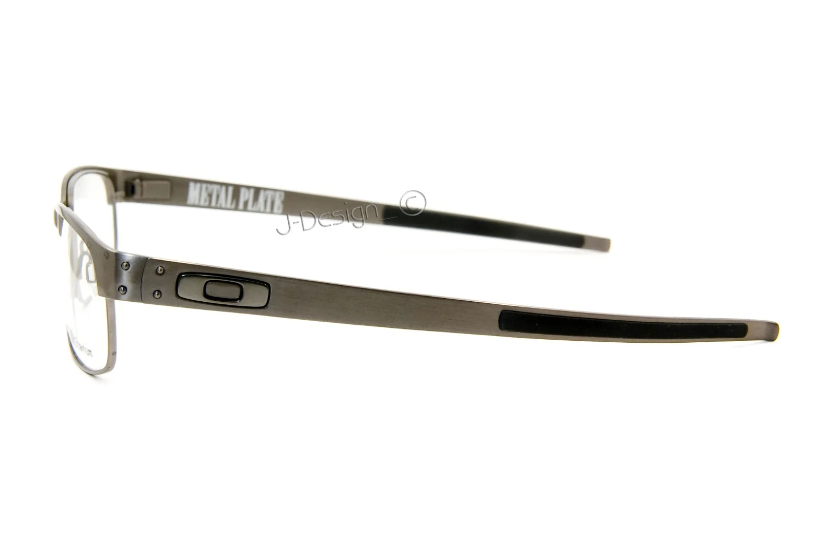 Oakley METAL PLATE OX5038-0655 Brushed Chrome Titanium size 55/18/140 Eyeglasses 3