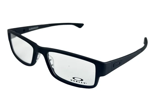 Oakley NEW Airdrop Satin Black Rectangle Frames 57-18-143 Eyeglasses OX8046 Set 2