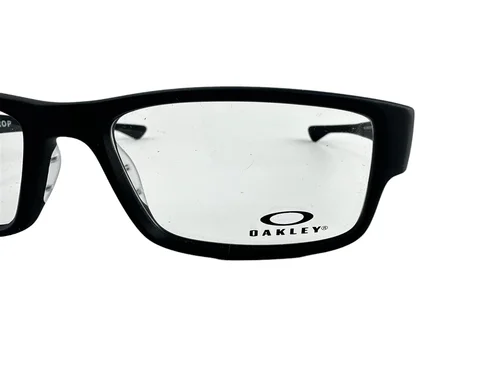 Oakley NEW Airdrop Satin Black Rectangle Frames 57-18-143 Eyeglasses OX8046 Set 4
