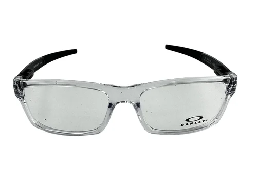 Oakley NEW Currency Polished Clear Frames Black Icon 54-17-133 Eyeglasses OX8026 3