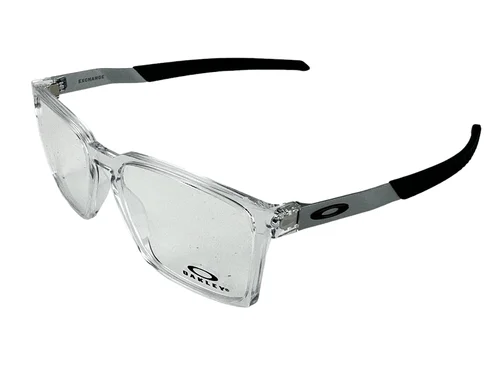 Oakley NEW Exchange Polished Clear Frames Stainless 54-17-136 Eyeglasses OX8055 2