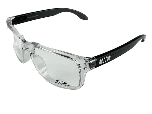Oakley NEW Holbrook RX Polished Clear Frames Black 54-18-137 Eyeglasses OX8156 2