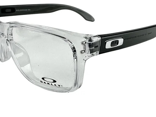 Oakley NEW Holbrook RX Polished Clear Frames Black 54-18-137 Eyeglasses OX8156 3