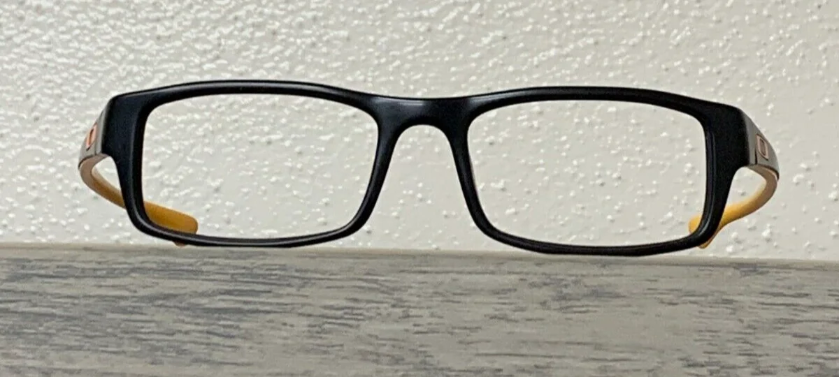 OAKLEY OX 1099-0553 TAILSPIN Satin Black Orange Mens Eyeglasses Frames 53-18-140
