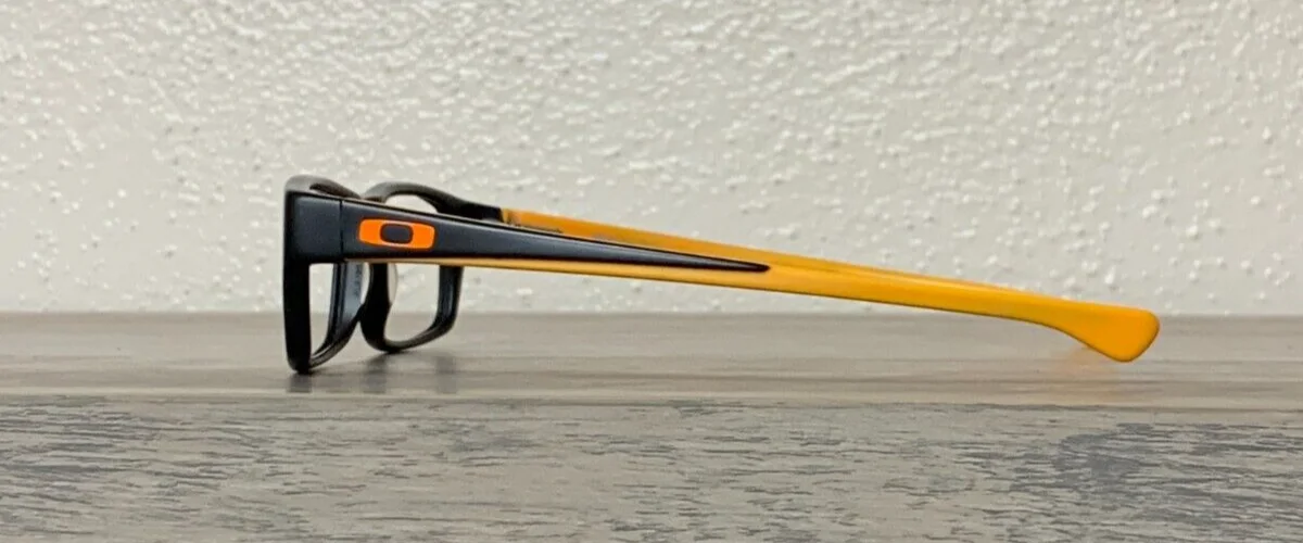 OAKLEY OX 1099-0553 TAILSPIN Satin Black Orange Mens Eyeglasses Frames 53-18-140 3