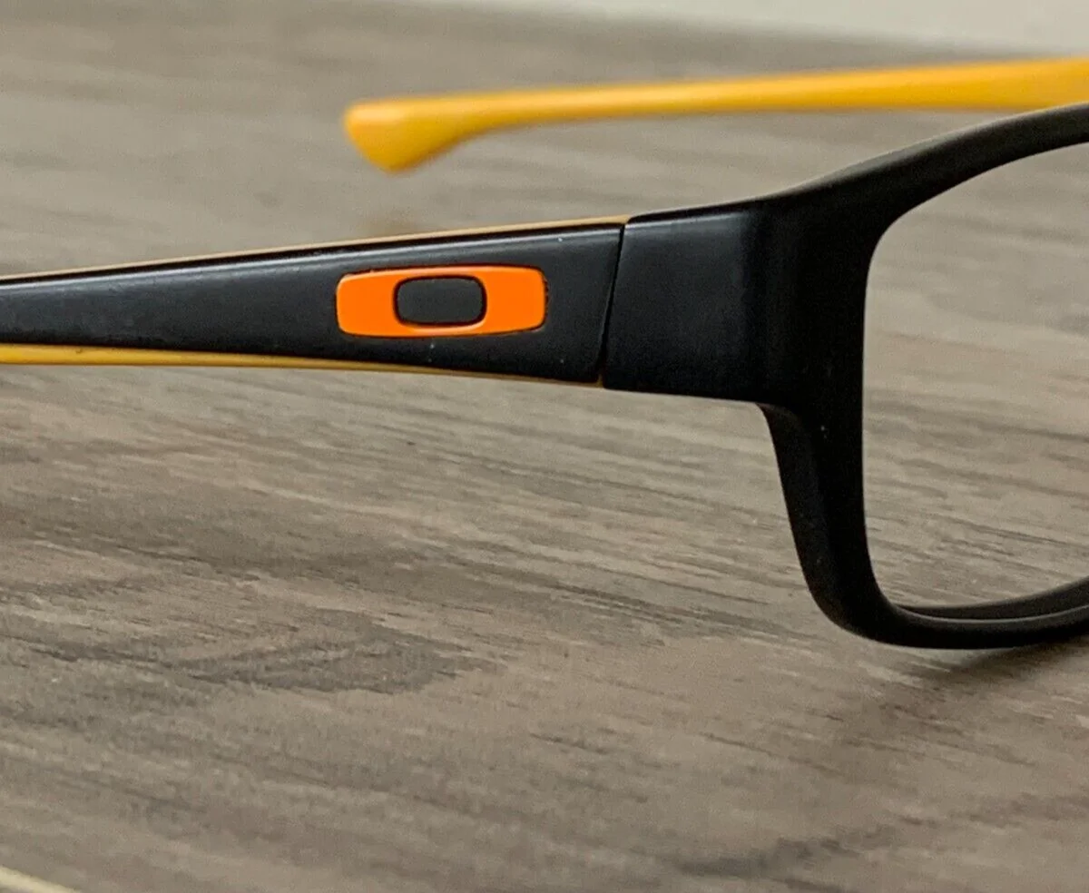 OAKLEY OX 1099-0553 TAILSPIN Satin Black Orange Mens Eyeglasses Frames 53-18-140 4
