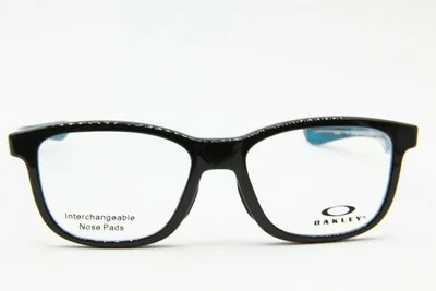 Oakley OX 8106 0250 Cross Step Eyeglasses Glasses Polished Black /Blue 50-16-135 2