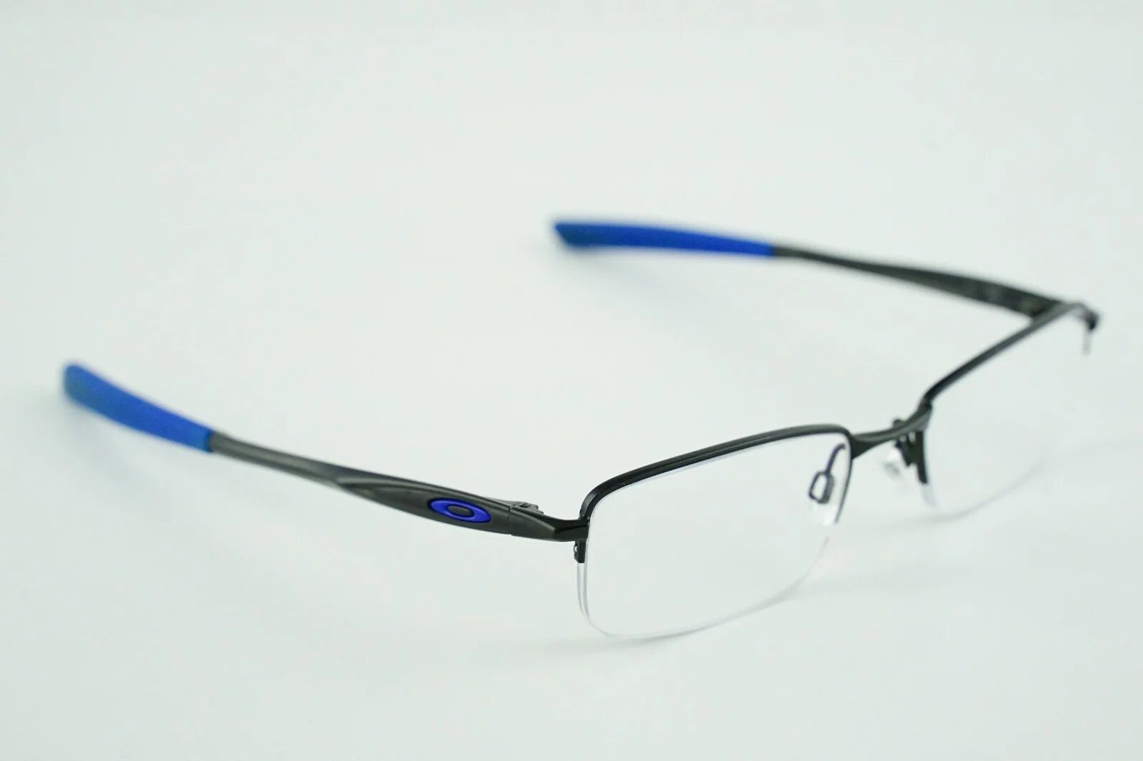 Oakley OX3167 Polished Black/Royal Blue Frames OX3167-0351 Eyeglasses 51-18-137