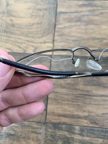 Oakley OX5101-0255 Satin Pewter Titanium Eyeglasses Used Authentic 55 G81 4
